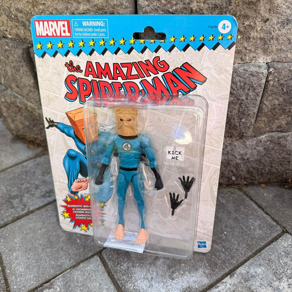 Marvel Legends Retro Bombastic Bag-Man Spider-Man 6" Action Figure New
